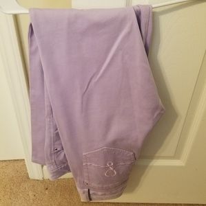 Size 10 Lilly Pulitzer Purple Worth Skinny Jeans